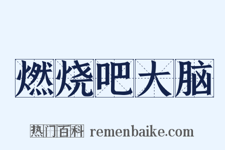 燃烧吧大脑是什么意思的图片